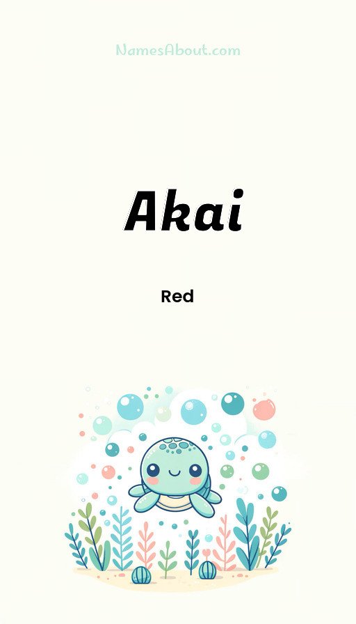 Meaning of Akai