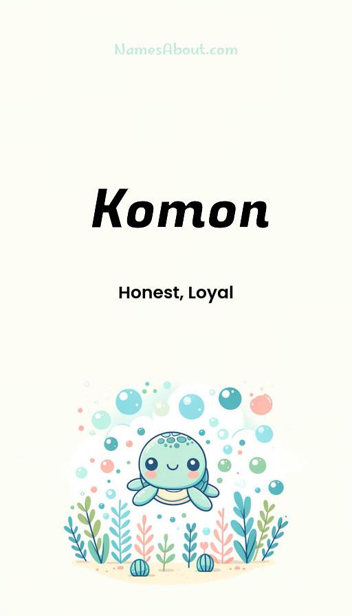 Komon name and meaning