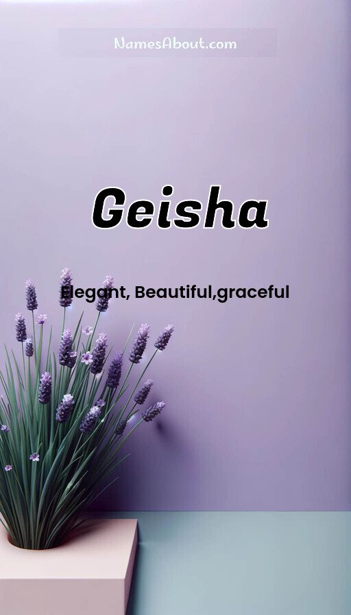 Meaning of Geisha