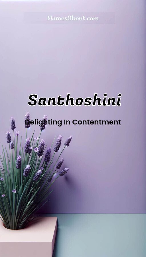 Meaning of Santhoshini