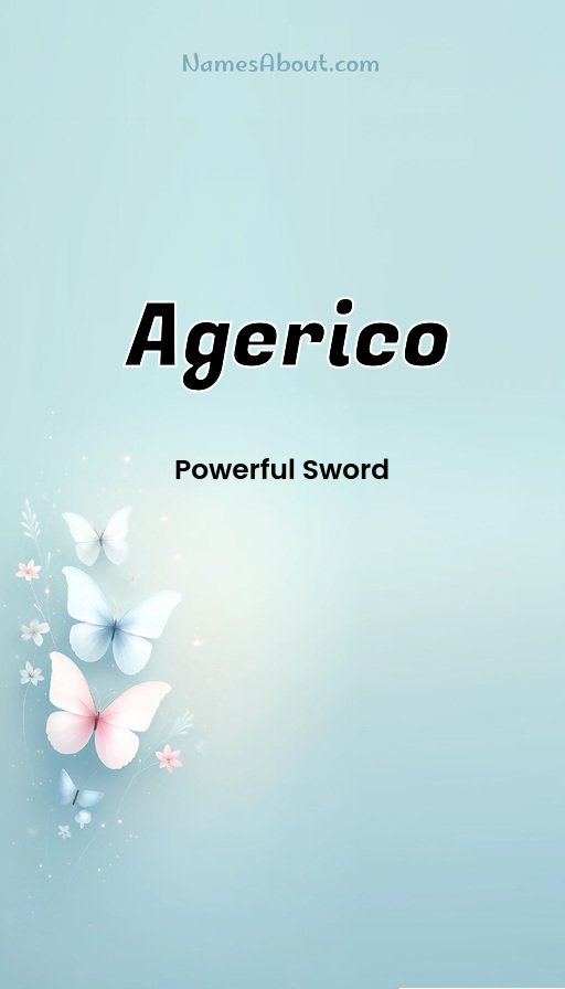 Meaning of Agerico