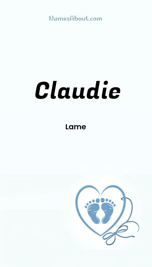 Meaning of Claudie