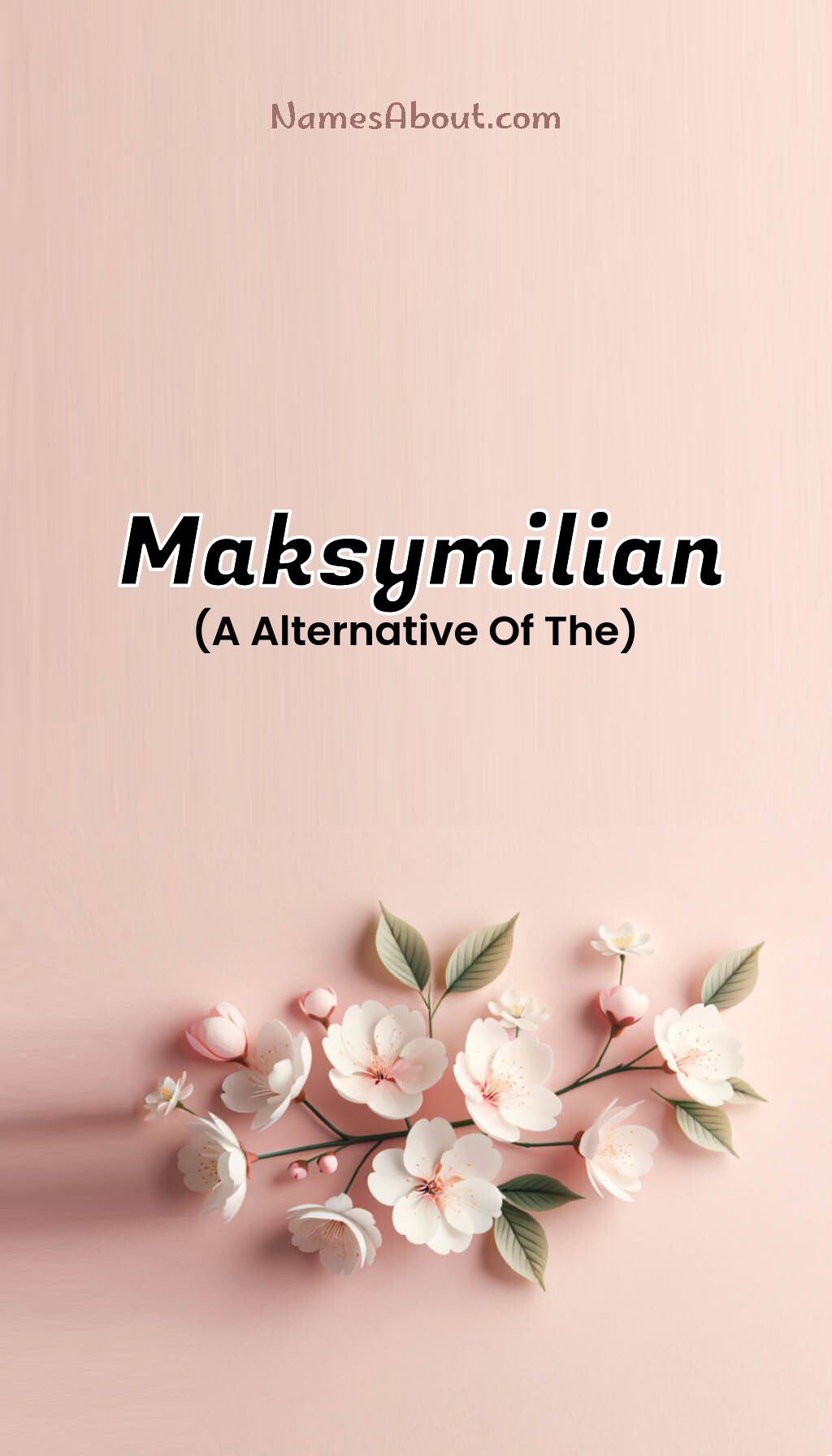 Maksymilian name and meaning