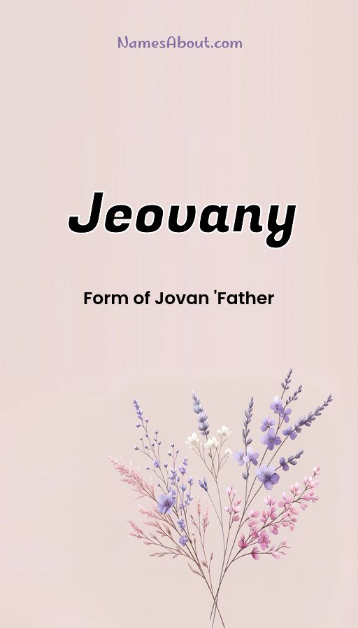Meaning of Jeovany