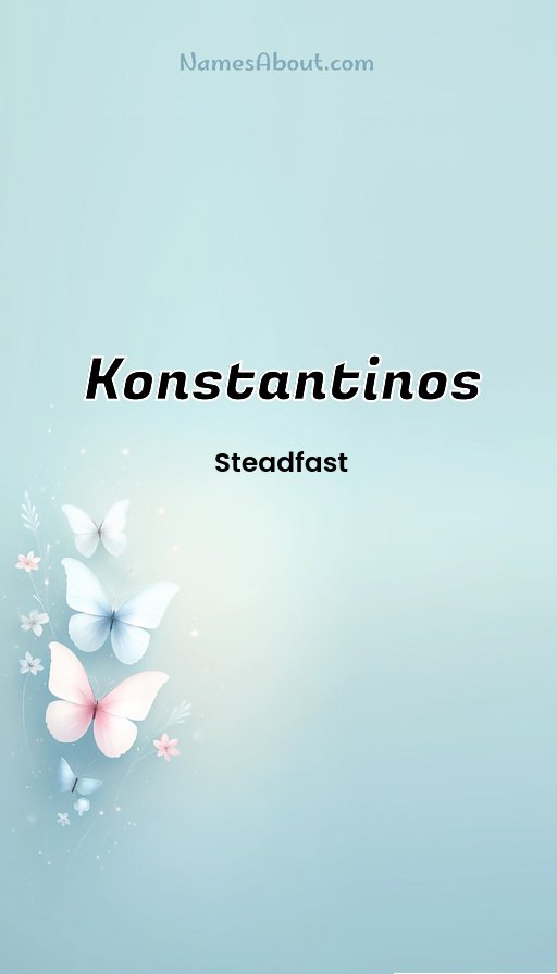 Meaning of Konstantinos