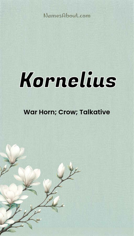 Meaning of Kornelius