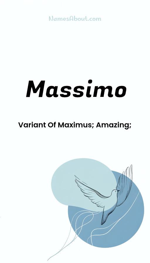 Meaning of Massimo