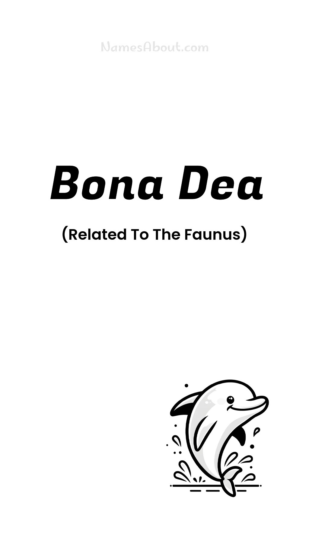 Bona Dea name and meaning