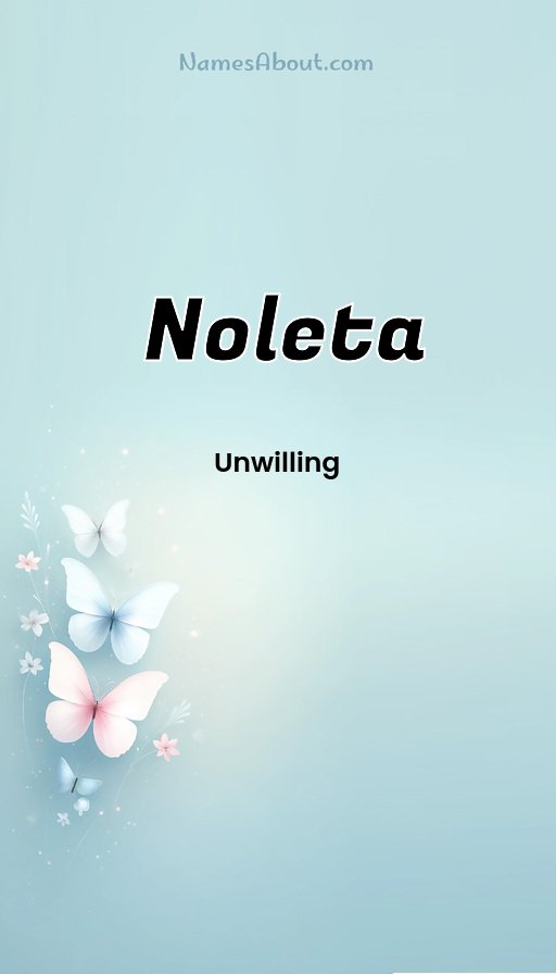 Meaning of Noleta