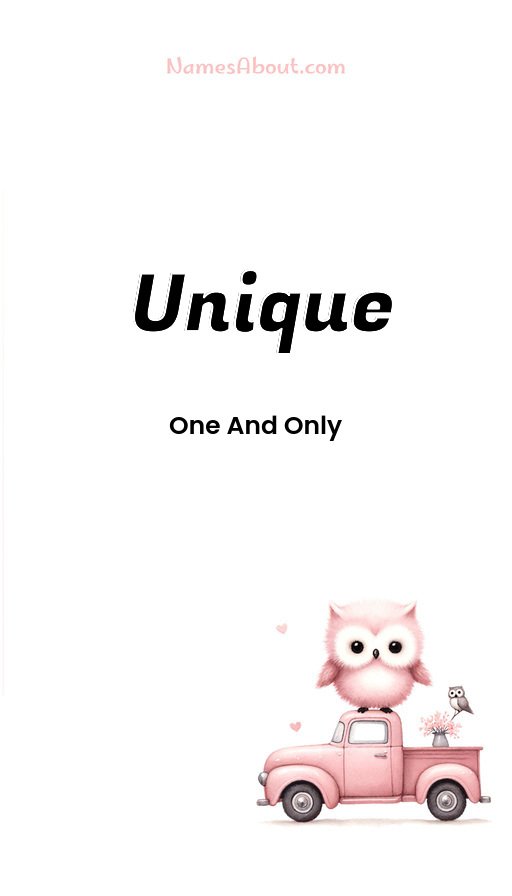 Meaning of Unique