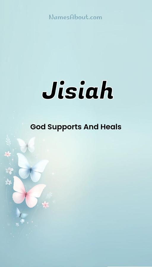 Jisiah name and meaning