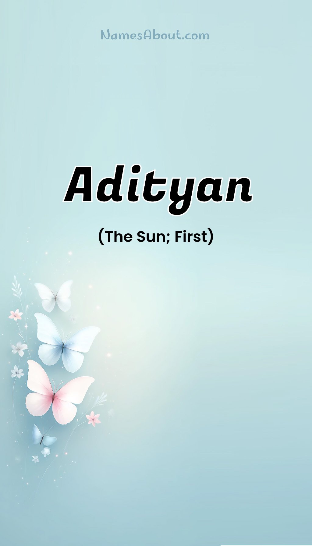 Adityan name and meaning