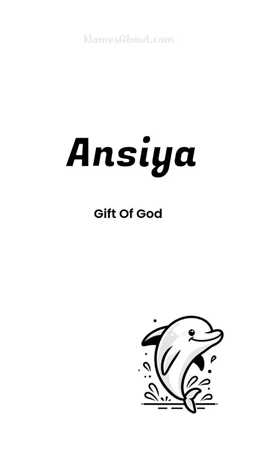 Ansiya name and meaning