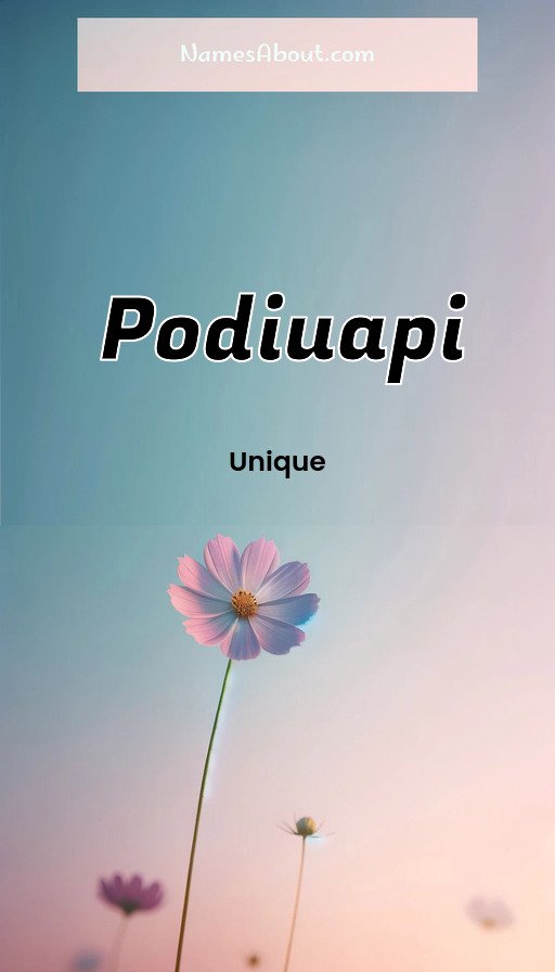 Meaning of Podiuapi