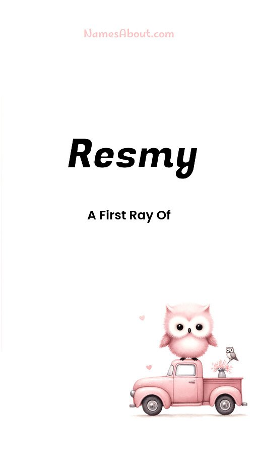 Meaning of Resmy