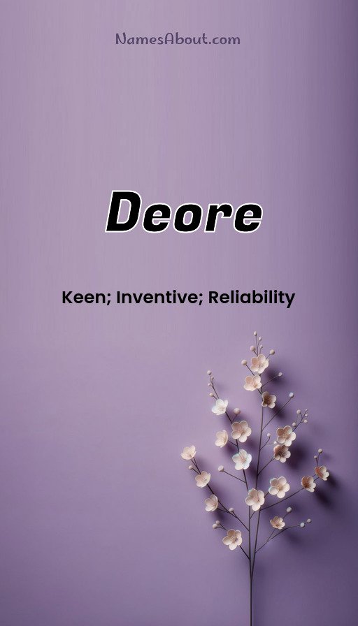 Meaning of Deore