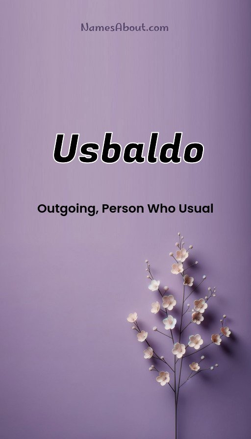 Meaning of Usbaldo