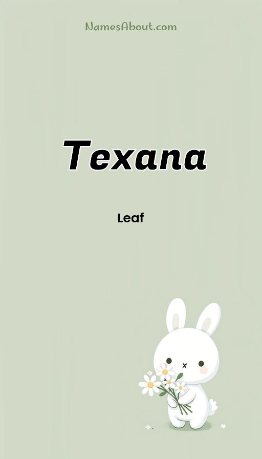 Meaning of Texana