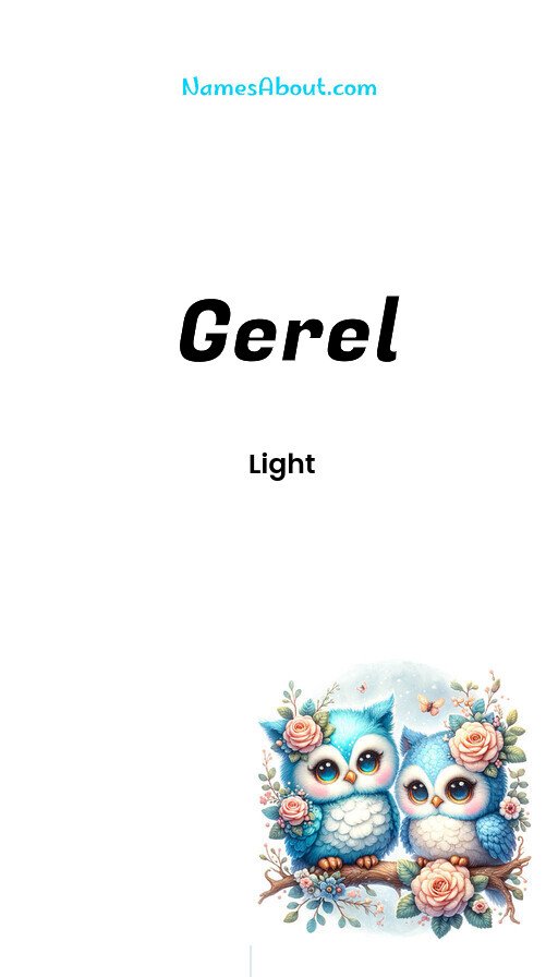 Meaning of Gerel
