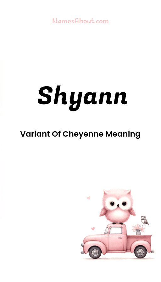 Meaning of Shyann