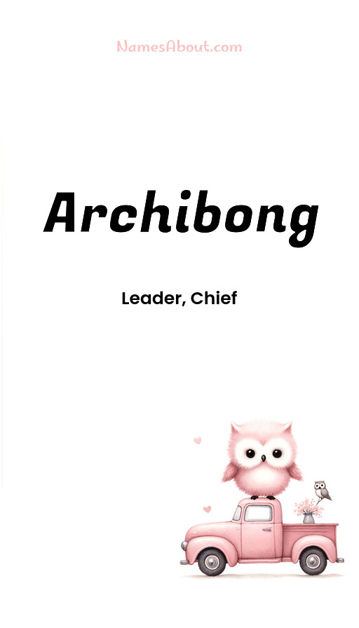 Meaning of Archibong