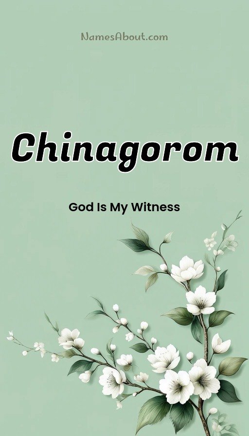 Meaning of Chinagorom