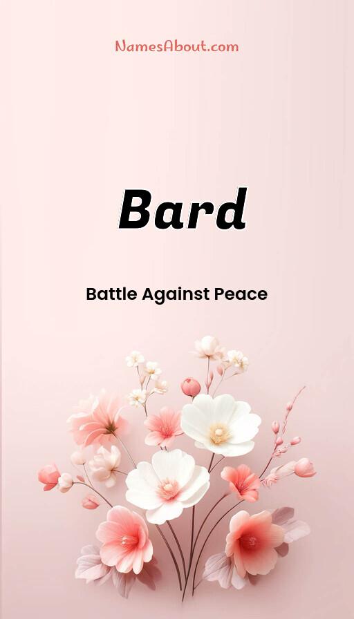 Bard name and meaning