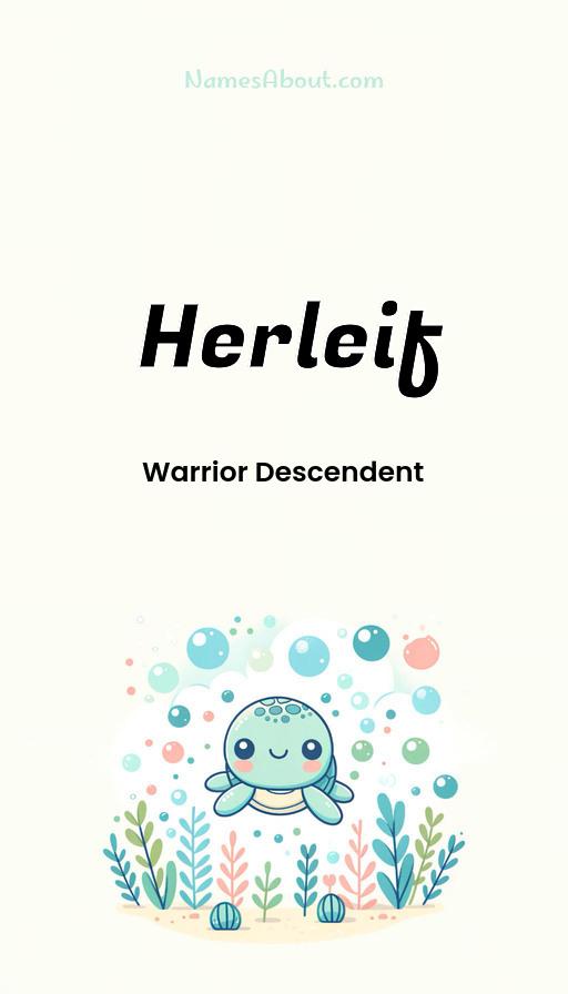 Herleif name and meaning