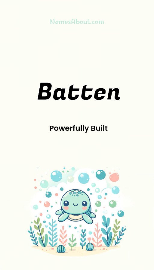 Meaning of Batten
