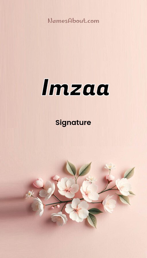 Meaning of Imzaa