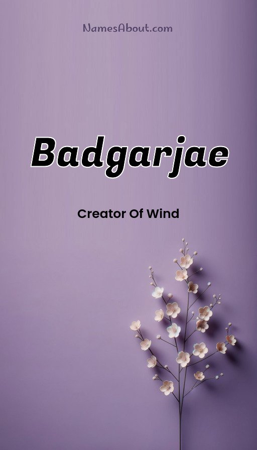 Meaning of Badgarjae
