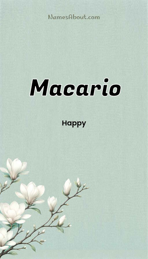 Meaning of Macario