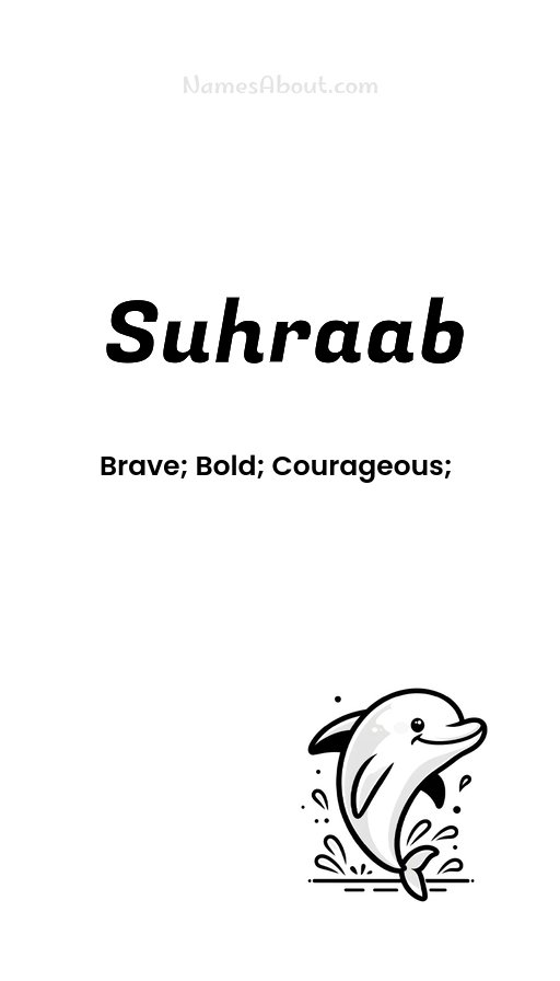 Meaning of Suhraab