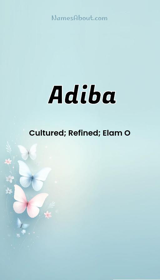 Illustration of Adiba