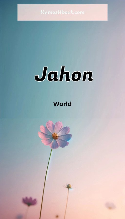 Meaning of Jahon