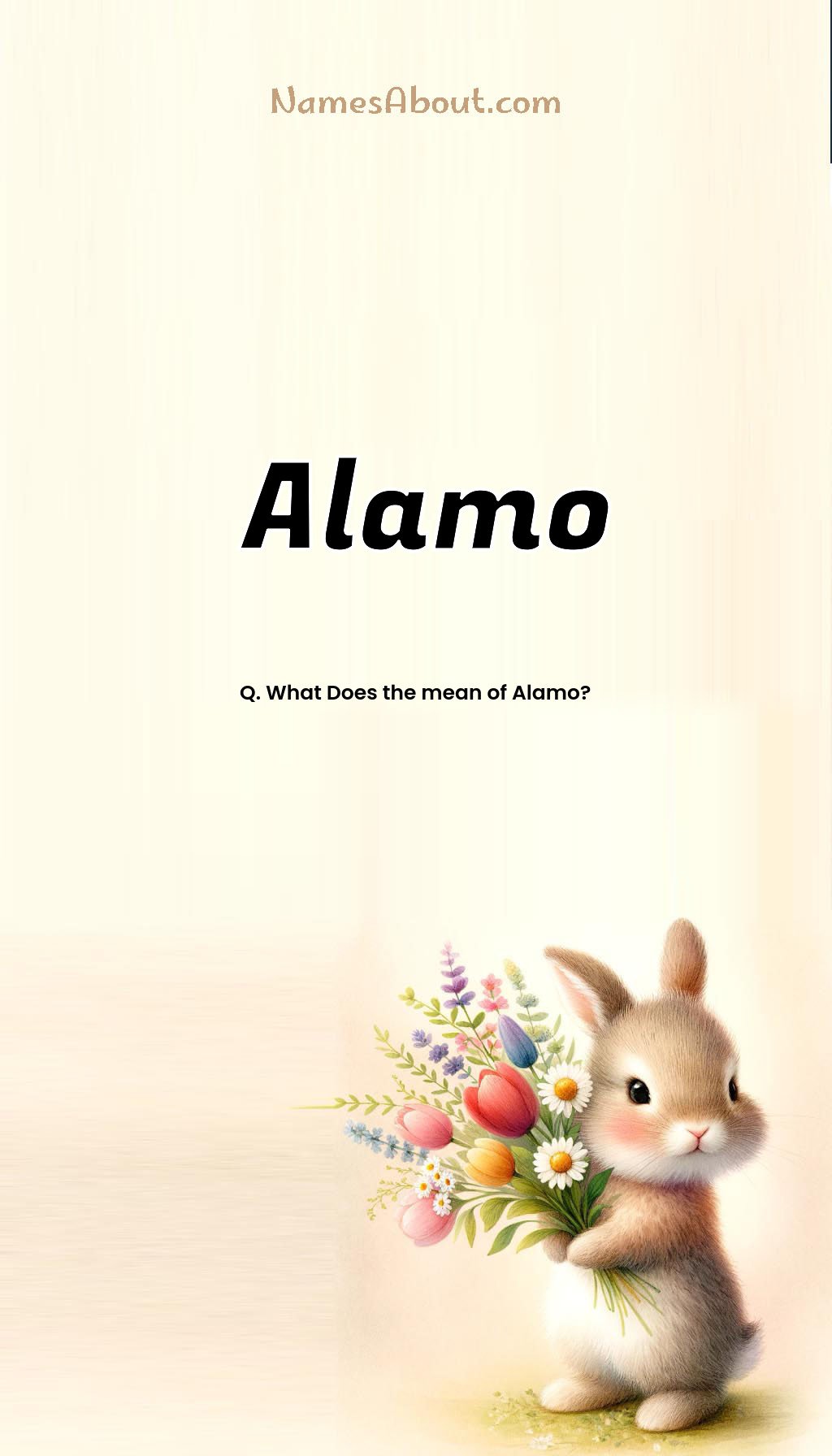 Alamo name and meaning