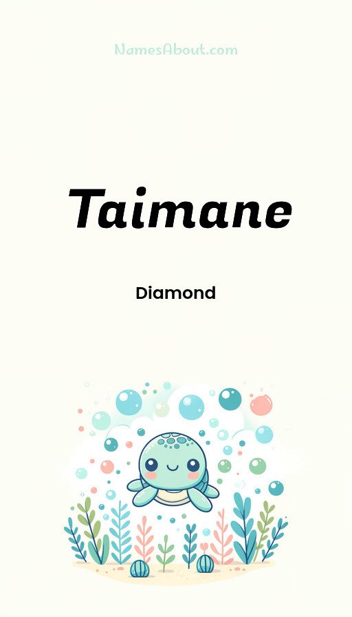 Meaning of Taimane