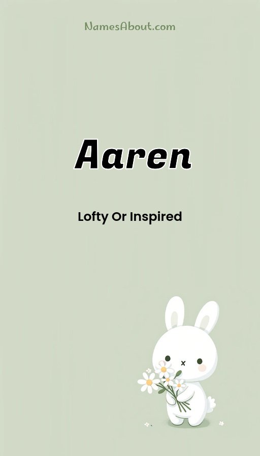 Meaning of Aaren
