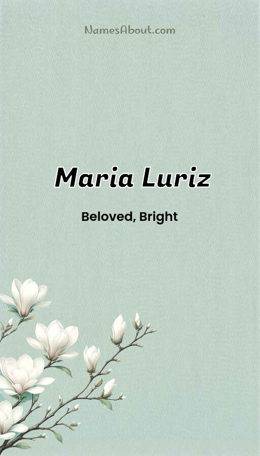 Meaning of Maria Luriz