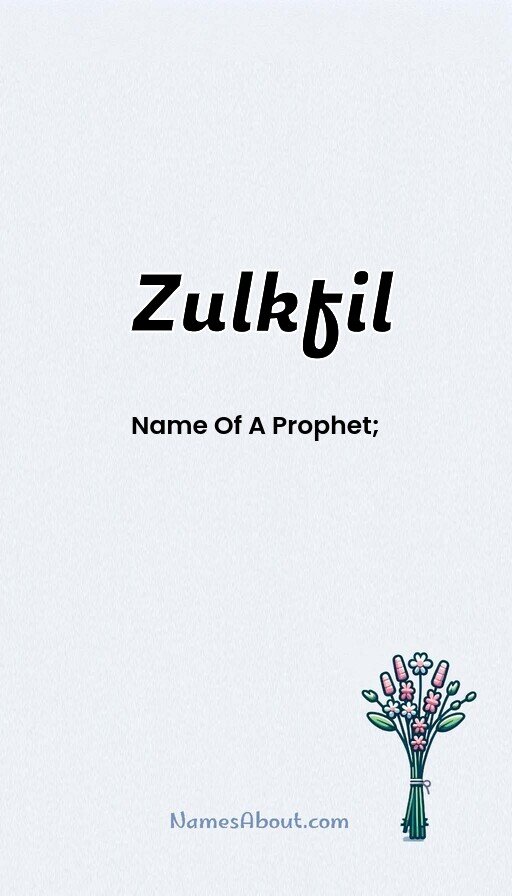 Meaning of Zulkfil