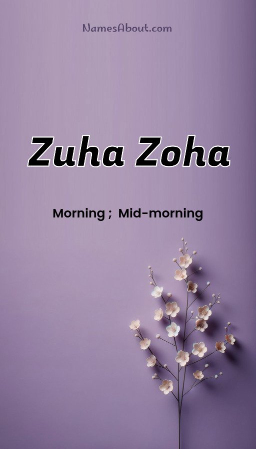 Meaning of Zuha zoha