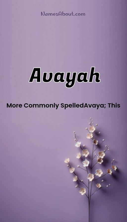 Meaning of Avayah