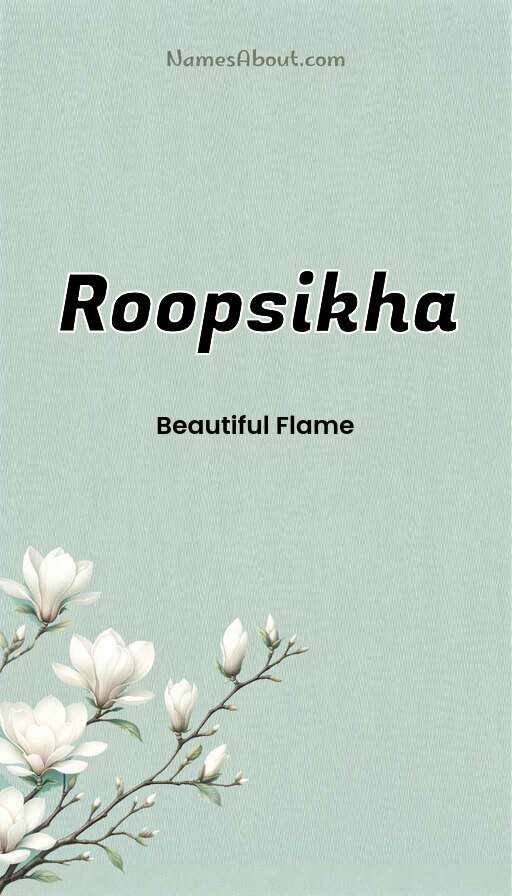 Meaning of Roopsikha