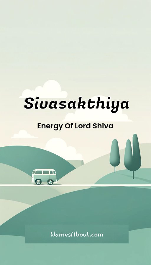 Meaning of Sivasakthiya