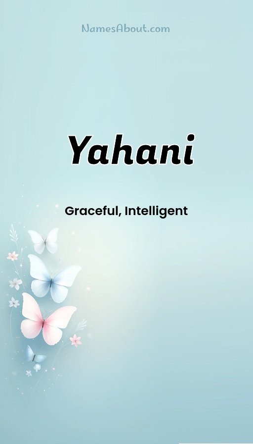 Meaning of Yahani