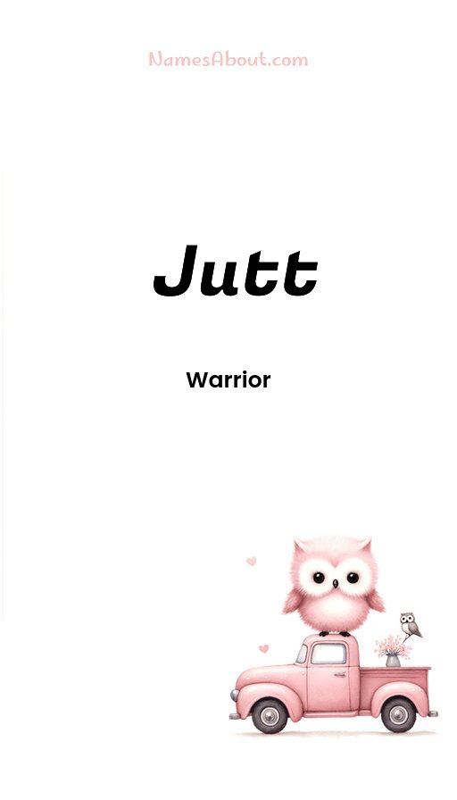 Meaning of Jutt