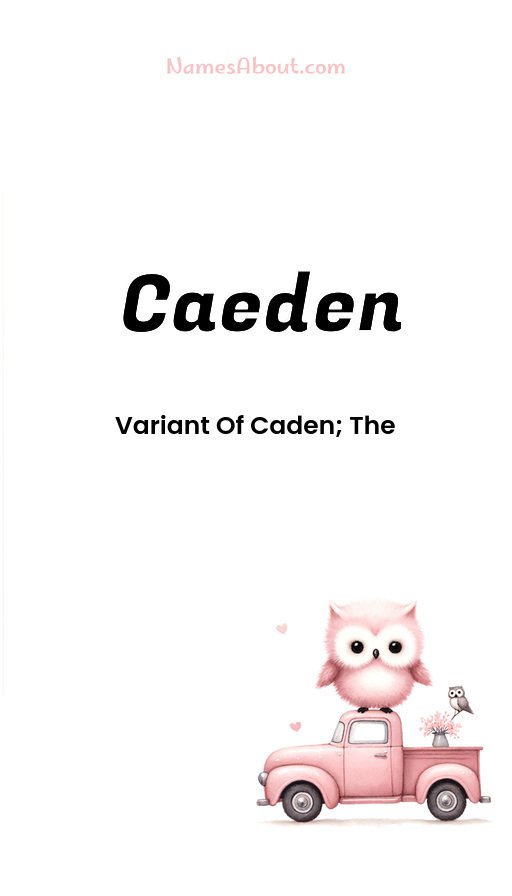 Meaning of Caeden