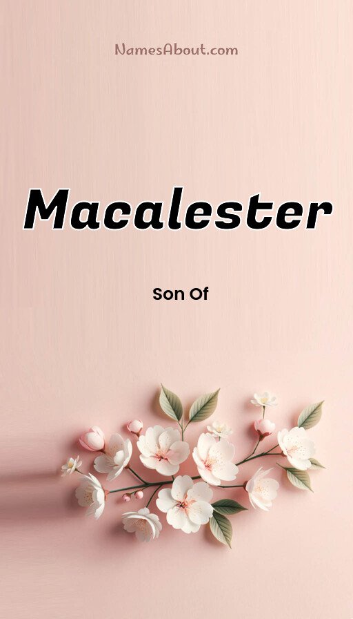 Meaning of Macalester