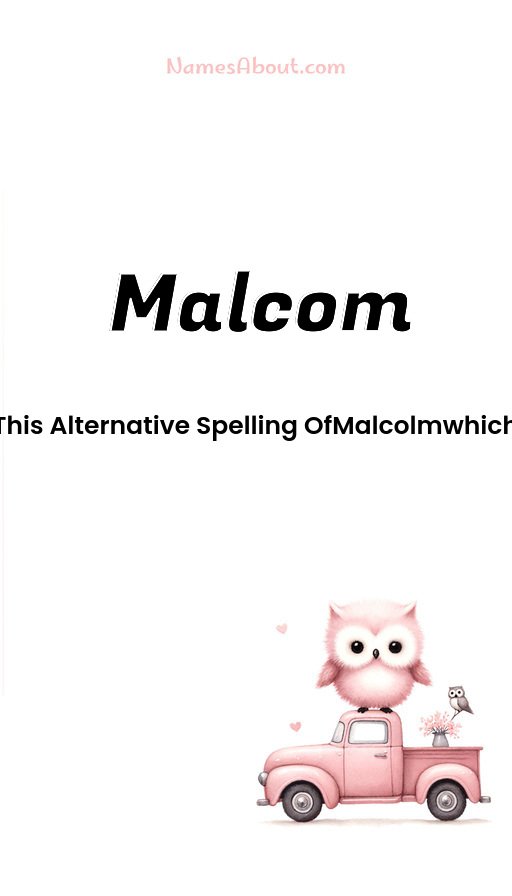 Meaning of Malcom