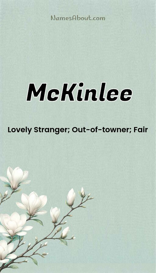 Meaning of Mckinlee